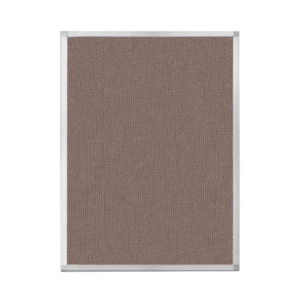 Hush Panel Configurable Cubicle Partition 3' x 4' Latte Fabric